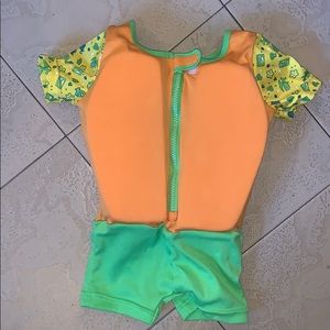 Cute swimming foam bodysuit